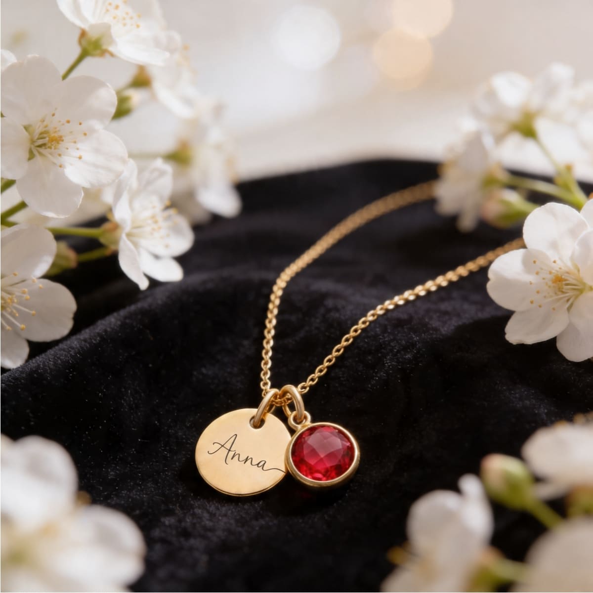 Voor mijn liefste – Eeuwige roos met ketting en liefdeskaartje