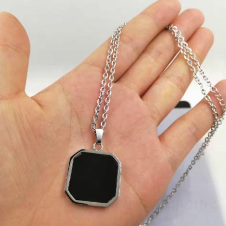 Personalisierte Thermo-Kette mit eigenem Foto in ewiger Rosenbox