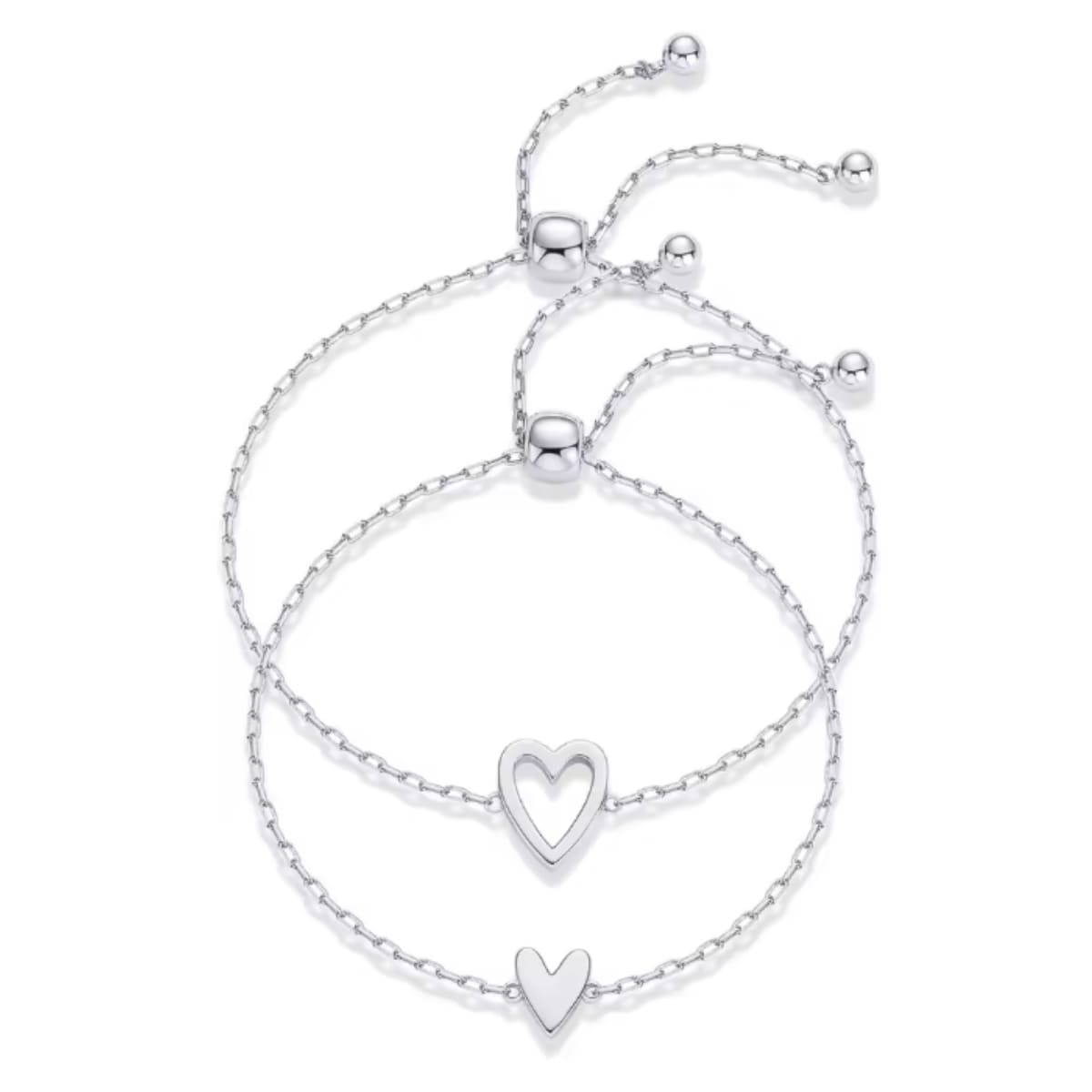 Mutter & Tochter – Herz-Armbänder