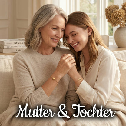 Mutter & Tochter – Herz-Armbänder