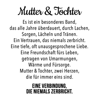 Mutter & Tochter – Herz-Armbänder