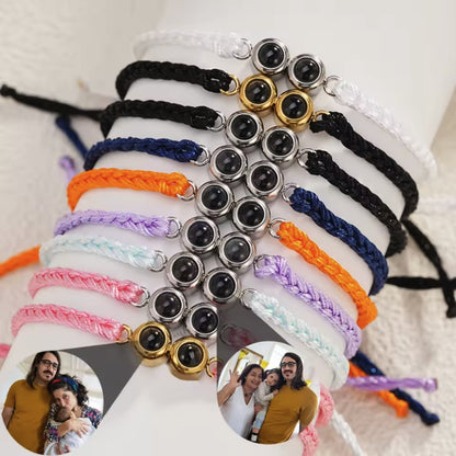 Personalisiertes Fotoarmband mit zwei Bilder