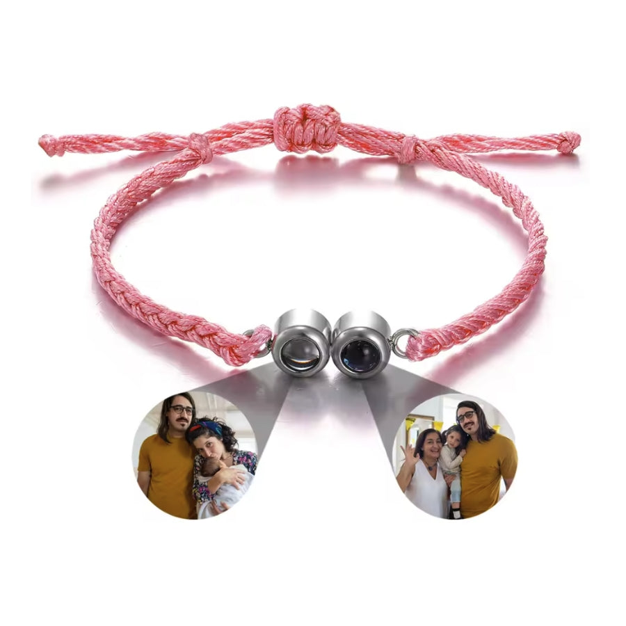 Personalisiertes Fotoarmband mit zwei Bilder