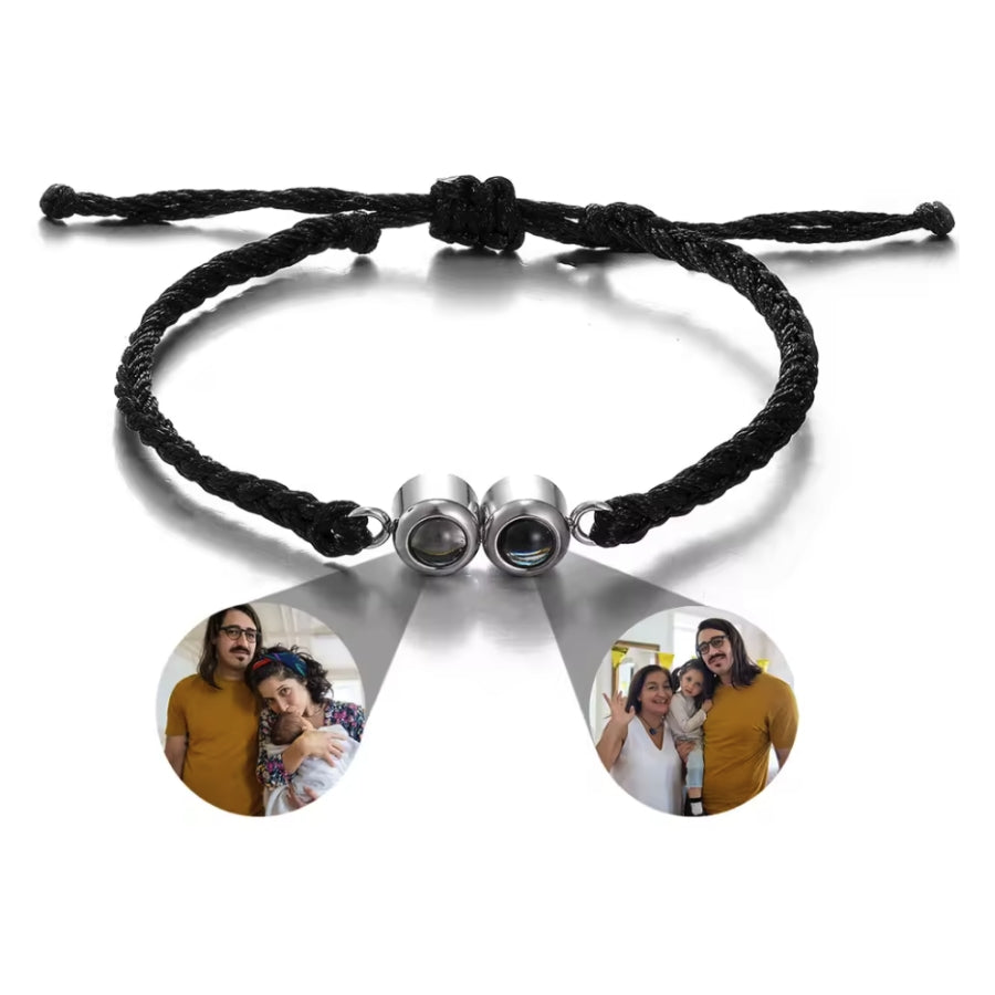 Personalisiertes Fotoarmband mit zwei Bilder