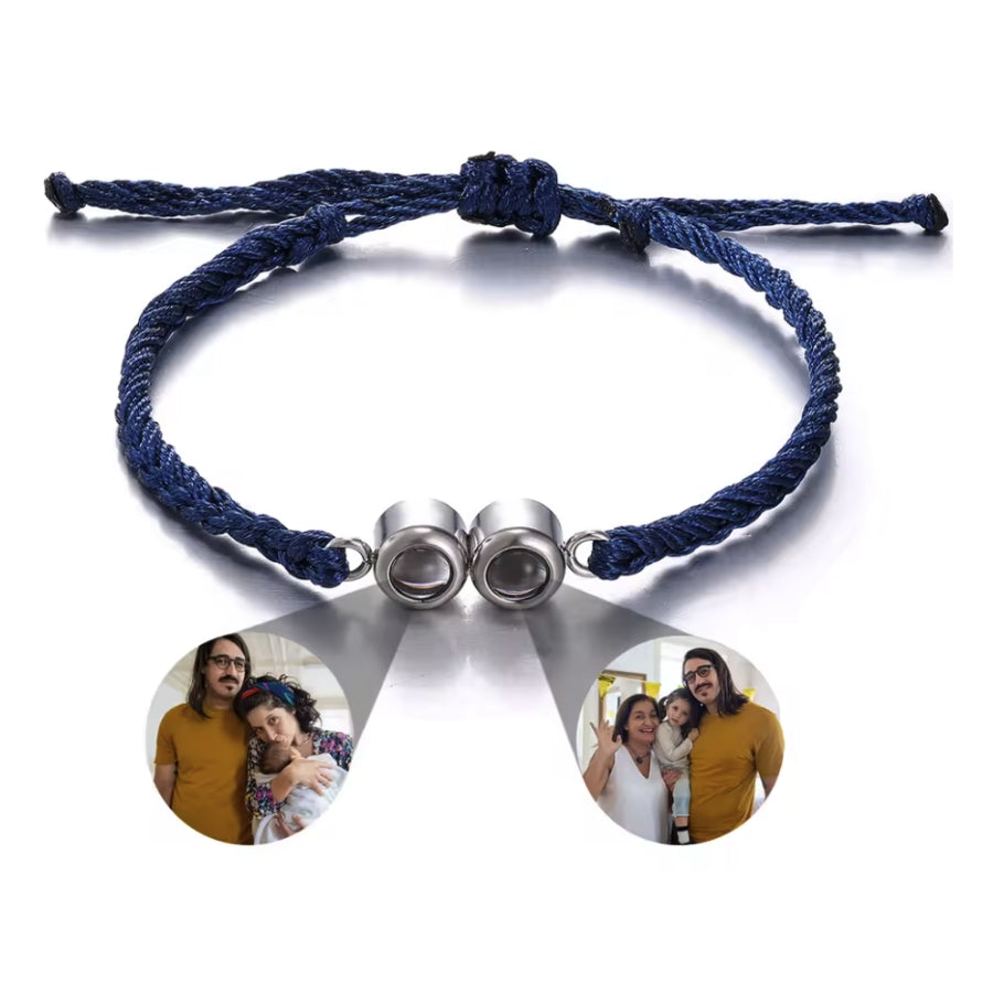 Personalisiertes Fotoarmband mit zwei Bilder