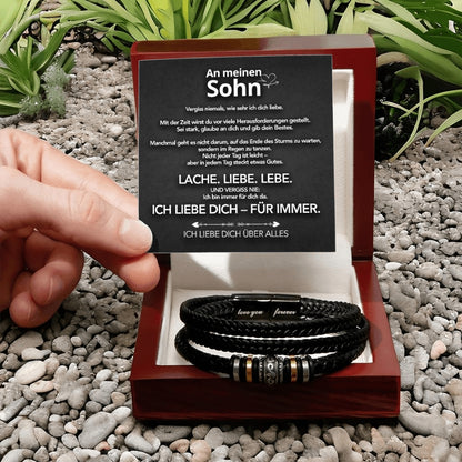 An meinen Sohn - Vergiss niemals - Armband