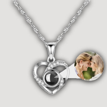 Foto Halskette mit deinem Lieblingsbild – Funkelherz