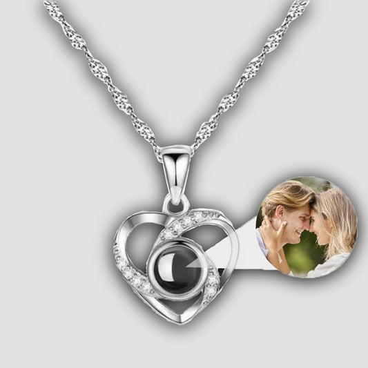 Foto Halskette mit deinem Lieblingsbild – Funkelherz
