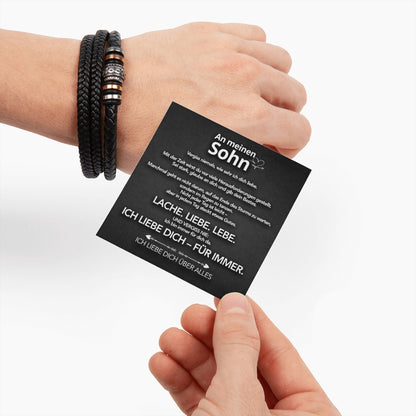 An meinen Sohn - Vergiss niemals - Armband