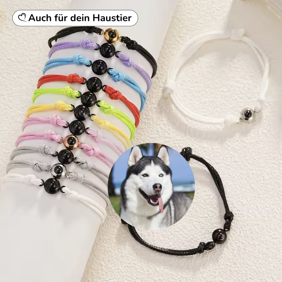 Fotoarmband mit deinem Lieblingsbild – Knoten
