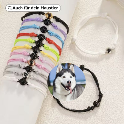 Fotoarmband mit deinem Lieblingsbild – Knoten