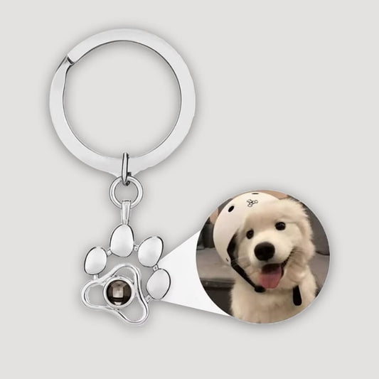 Personalisierter Pfoten-Anhänger mit Foto
