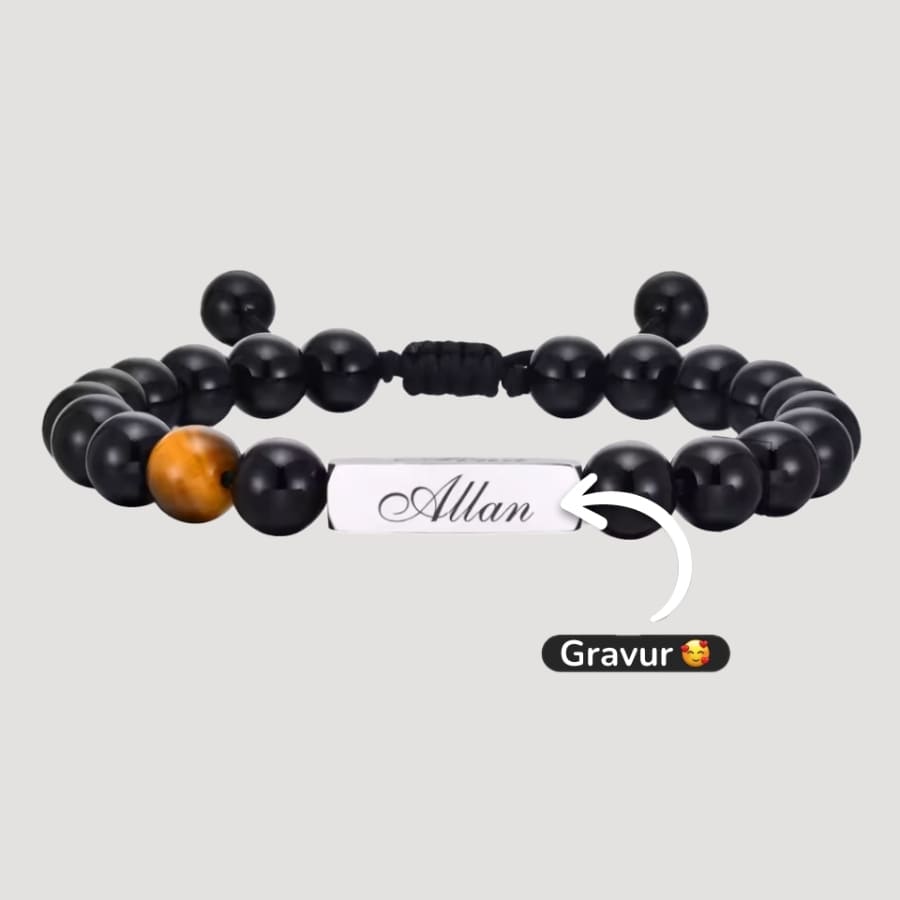 Perlenarmband mit Gravur-Element