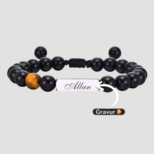 Perlenarmband mit Gravur-Element