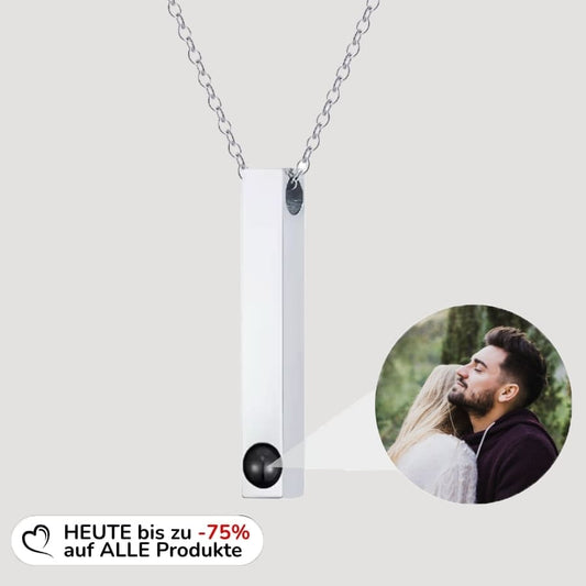 Foto Halskette mit deinem Lieblingsbild – Stabanhänger