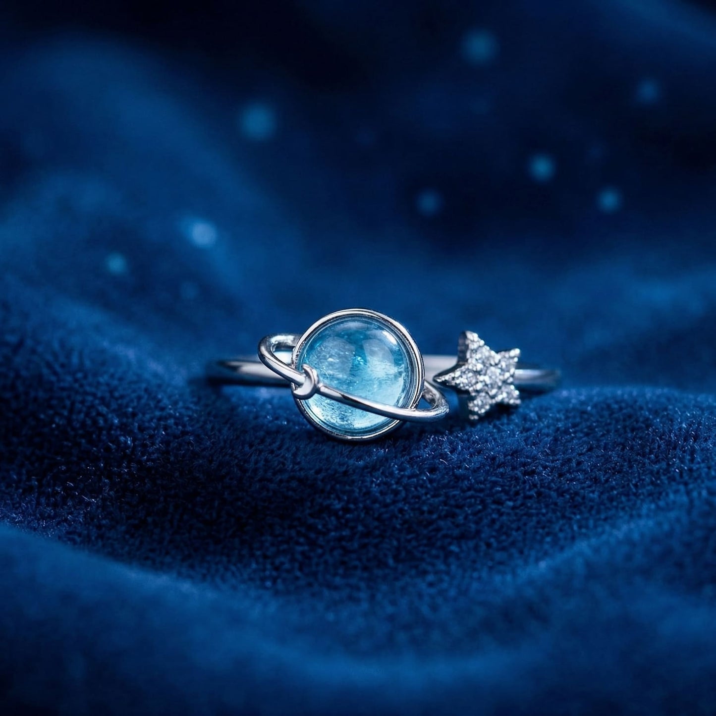 Stern und Mond Ring - Tochter