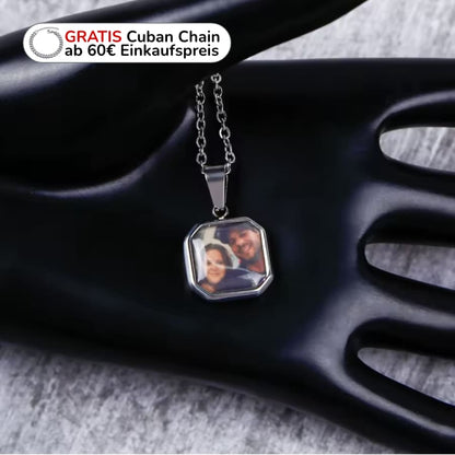 Personalisierte Thermo-Kette mit eigenem Foto