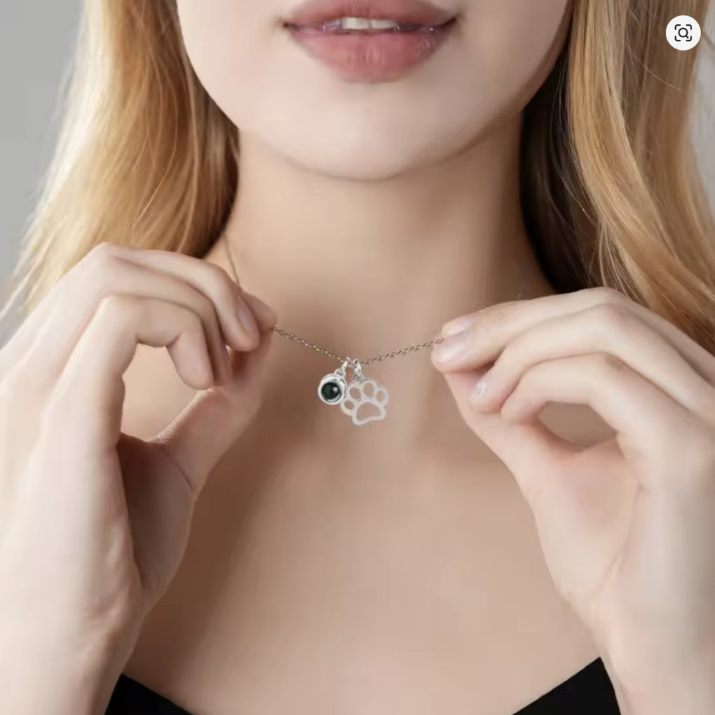 Tierhalskette mit personalisiertem Bild