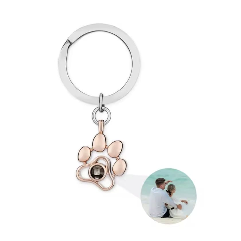 Personalisierter Pfoten-Anhänger mit Foto