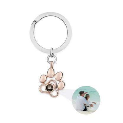 Personalisierter Pfoten-Anhänger mit Foto
