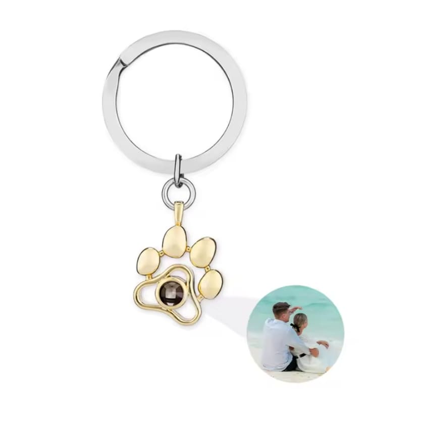 Personalisierter Pfoten-Anhänger mit Foto