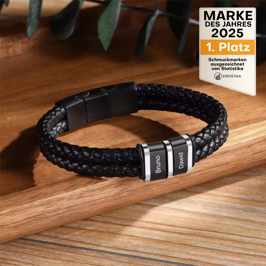 Herren Armband mit Gravur Namen