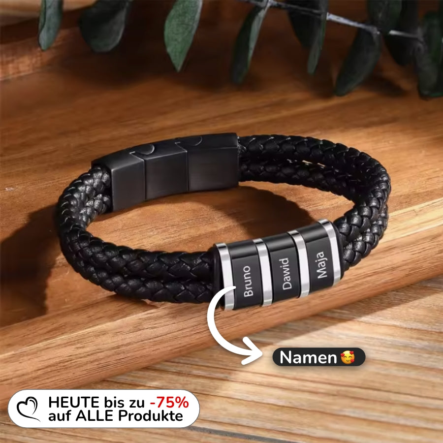 Herren Armband mit Gravur Namen