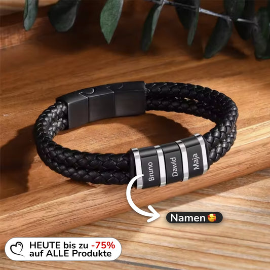 Herren Armband mit Gravur Namen