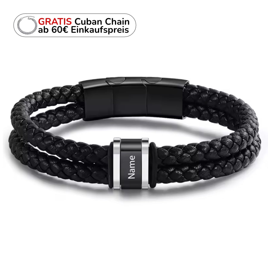Herren Armband mit Gravur Namen