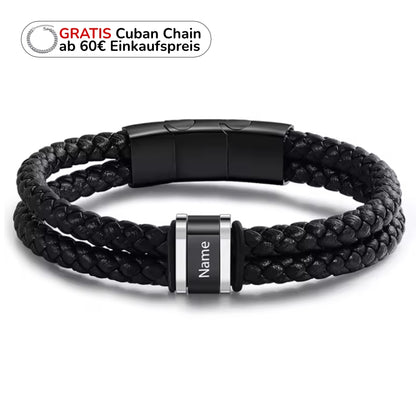 Herren Armband mit Gravur Namen
