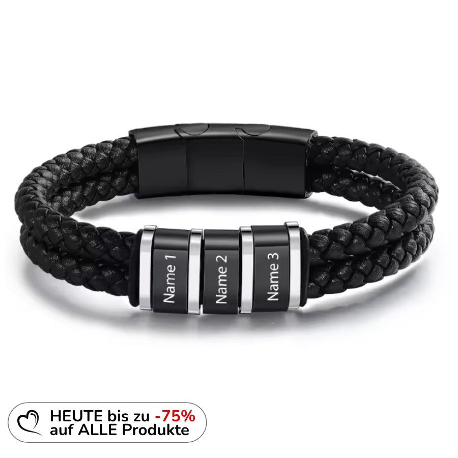 Herren Armband mit Gravur Namen