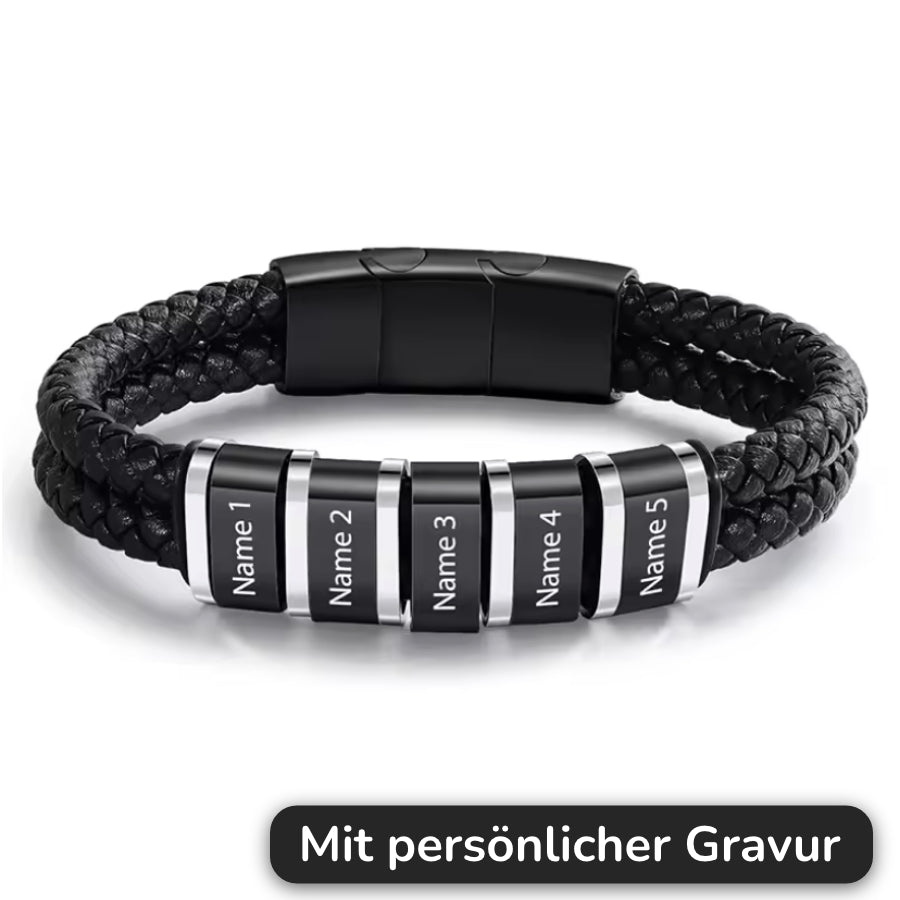 Herren Armband mit Gravur Namen