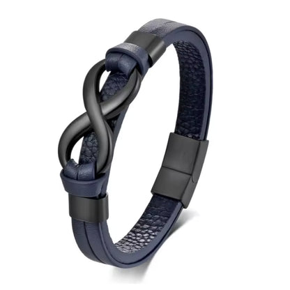 Herren Unendlichkeits-Armband mit Gravur Namen
