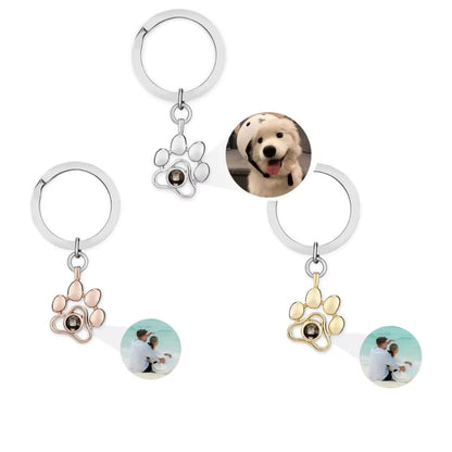 Personalisierter Pfoten-Anhänger mit Foto