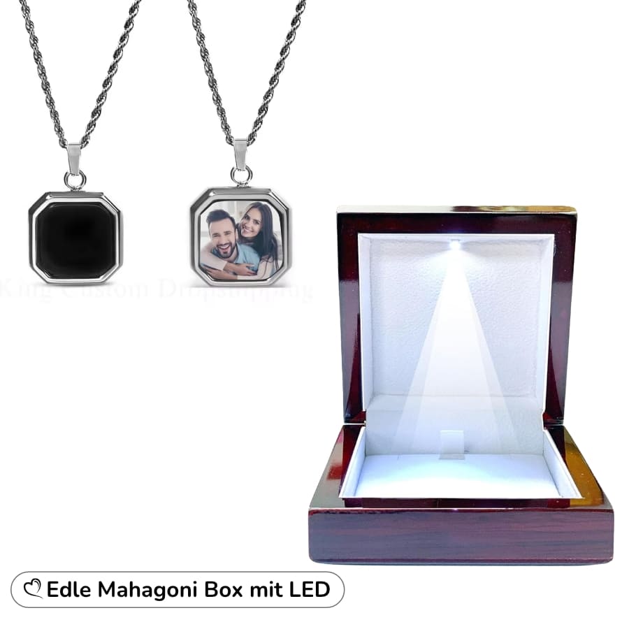 Personalisierte Thermo-Kette mit eigenem Foto