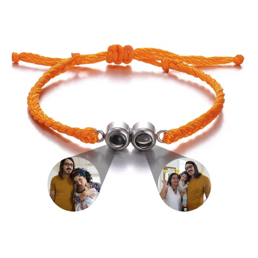 Personalisiertes Fotoarmband mit zwei Bilder