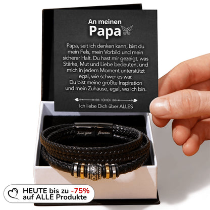 An meinen Papa - Seit ich denken kann - Armband