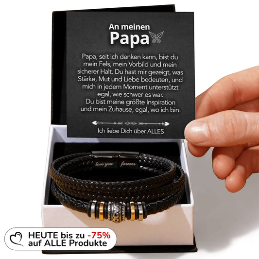 An meinen Papa - Seit ich denken kann - Armband