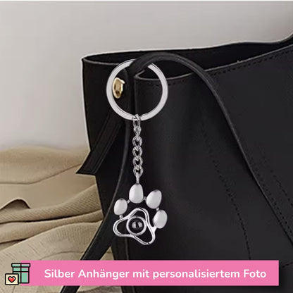 Personalisierter Pfoten-Anhänger mit Foto