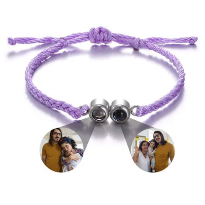 Personalisiertes Fotoarmband mit zwei Bilder