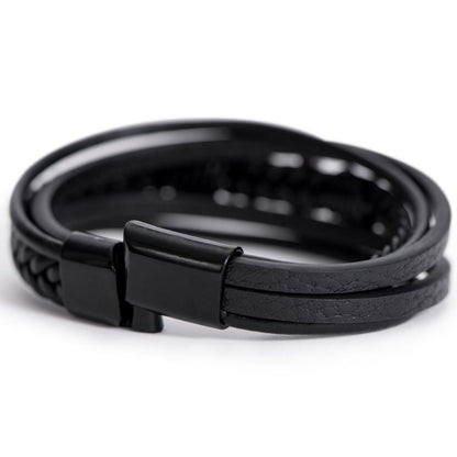 An meinen Papa - Herren Kreuz Armband mit Notiz