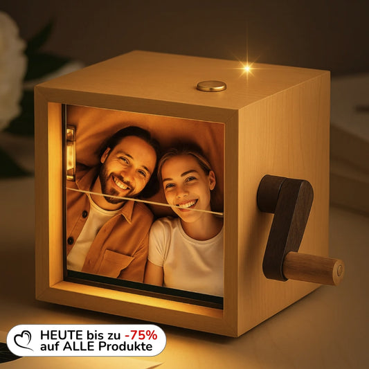 Personalisierte Fotobox mit Kurbel