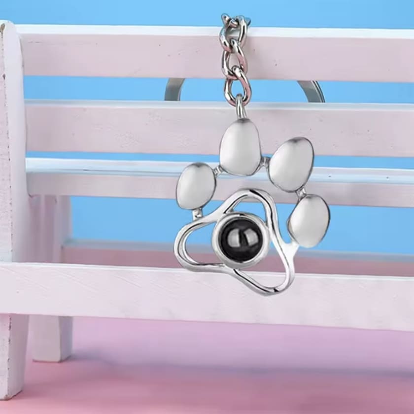 Personalisierter Pfoten-Anhänger mit Foto