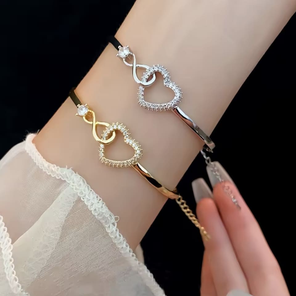 Mutter & Tochter – Unendliches Herz-Armband
