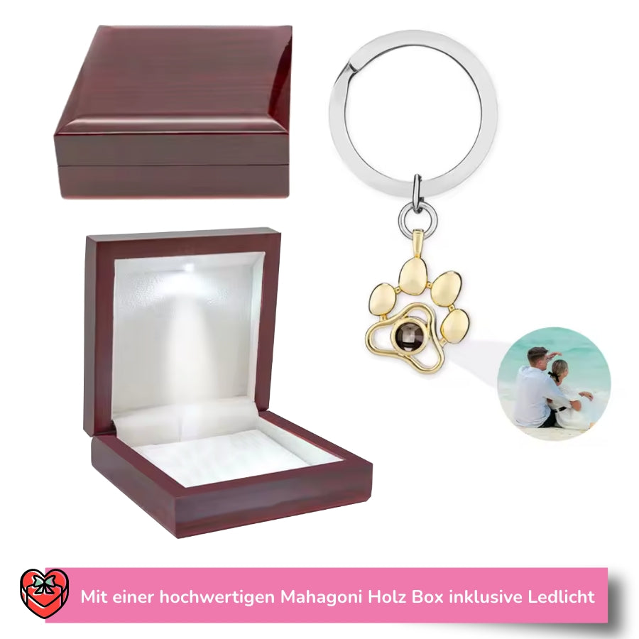 Personalisierter Pfoten-Anhänger mit Foto