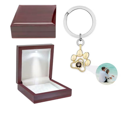 Personalisierter Pfoten-Anhänger mit Foto