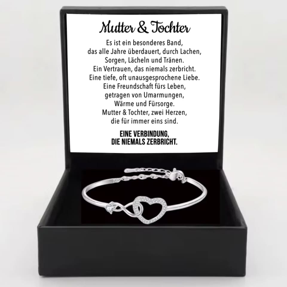 Mutter & Tochter – Unendliches Herz-Armband