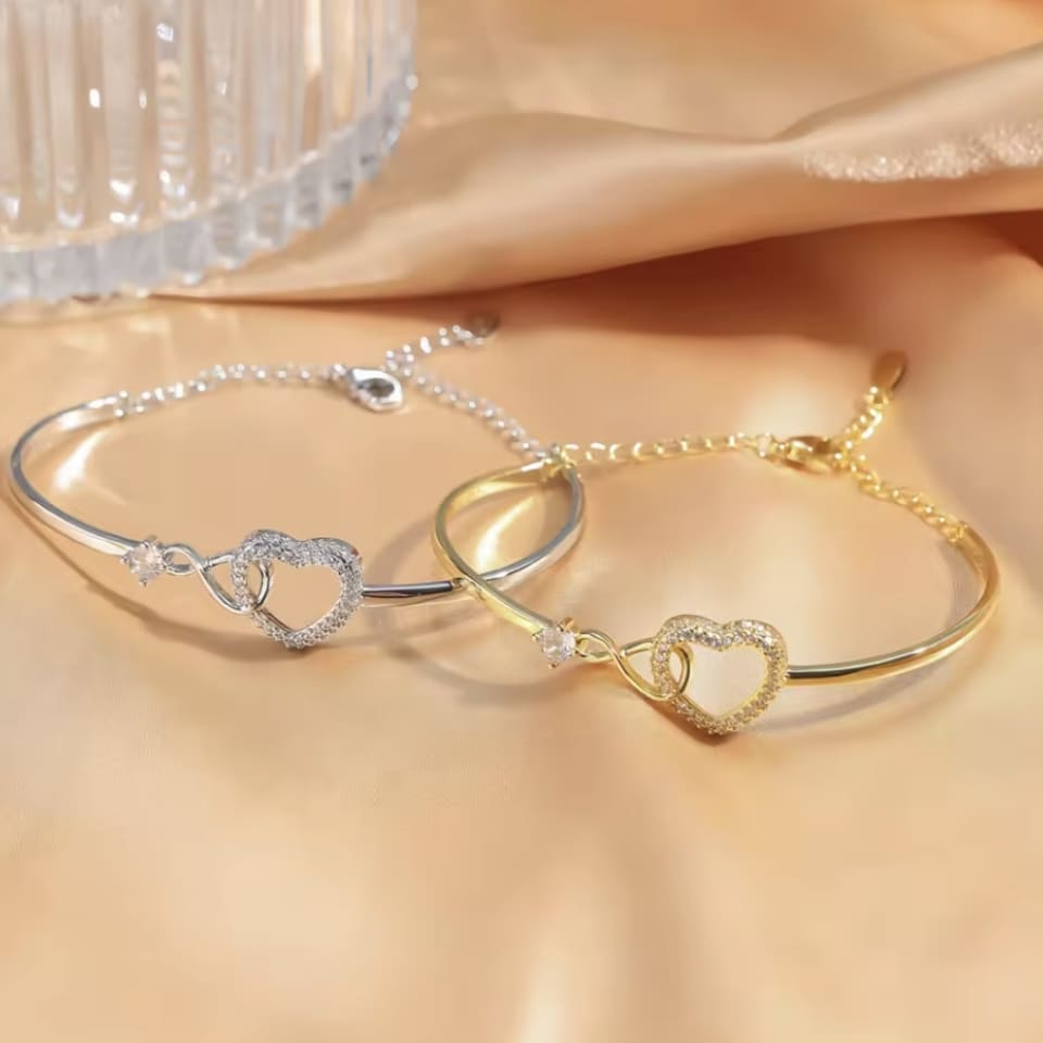 Mutter & Tochter – Unendliches Herz-Armband