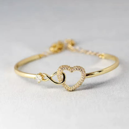 Mutter & Tochter – Unendliches Herz-Armband