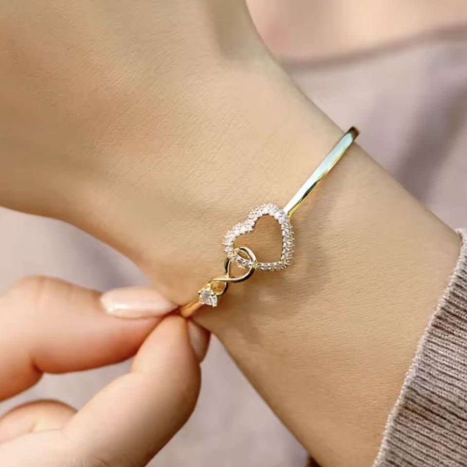 Mutter & Tochter – Unendliches Herz-Armband